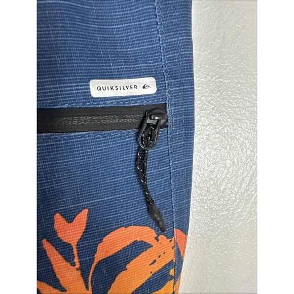 Quiksilver Men's 32 High Line Choppa 19" Board Short Blue NWT - Picture 8 of 16